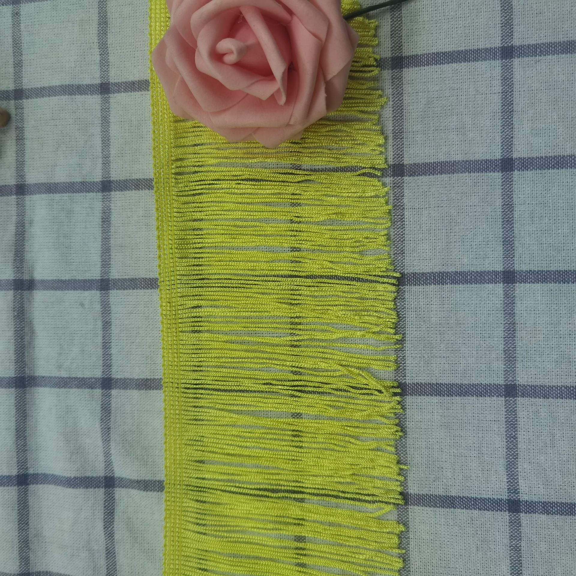 厂家销10CM彩色加长裙边饰人造丝排须DIY 服装辅料拉丁舞流苏花边