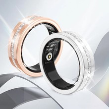 跨境DaringV6智能戒指多功能运动计步穿戴指环心率睡眠数据分析