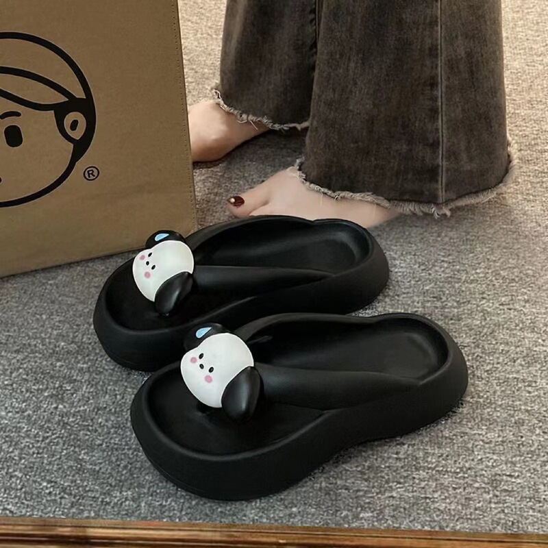 Wholesale Flip-Flops for Women, Summer Fashion Thick-Soled Non-Slip Slippers for Home Use, Cute Beach Sandals for Outdoor Wear