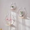 Single hexagonal three-piece set-white (excluding ornaments)