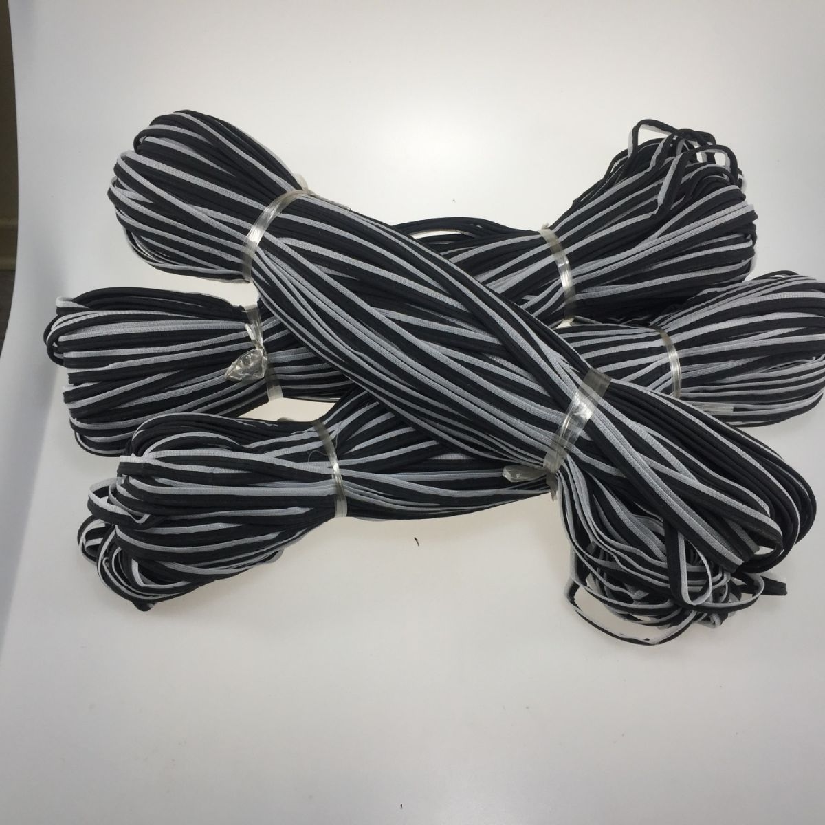 黑色反光带 1.3包边条 嵌条 箱包包边 反光捆条反光条化纤子母带