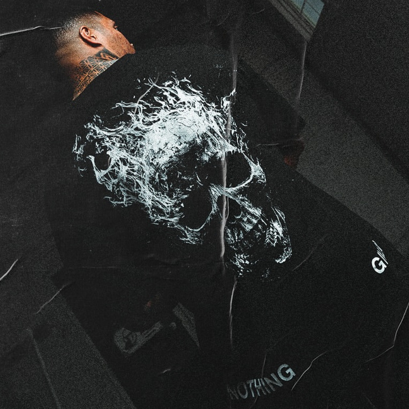 Gymreapers Muscle Sports Loose Cotton Fitness Short Sleeve Men's Basketball Running Training Sports T-Shirt