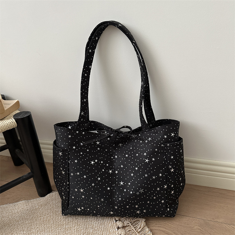 2026 nuevo estilo coreano de impresión de estrellas bolsos de mujer bolsos de gran capacidad de viaje bolsos de hombro de moda bolsos de brazo portátiles