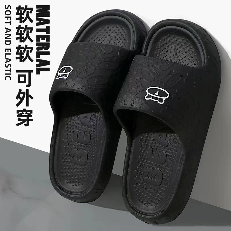 Zapatillas antideslizantes zapatillas de mujer verano al aire libre interior Hogar Casa pareja antideslizante mudo suela gruesa hombres