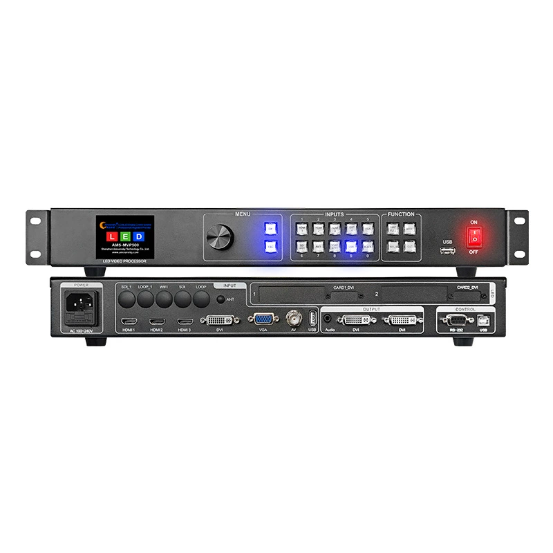LED full color video processor display controller MVP500 picture-in-picture 4K processing