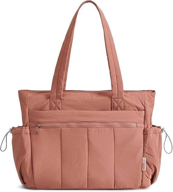 Amazon nuevo bolso de mano de damas bolso de viaje portátil ligero bolso de hombro acolchido bolso de mano casual