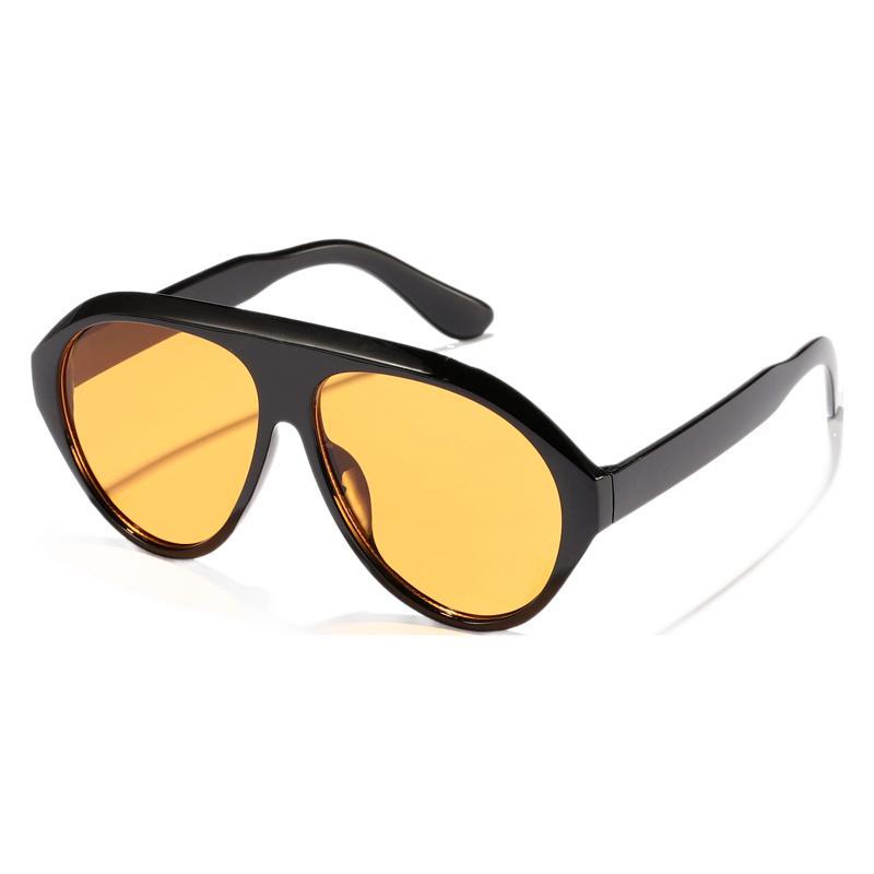 La cara grande es delgada y la tendencia del espejo de sapo, sombrilla personalizada, gafas de sol a prueba de rayos UV, fiesta de fiesta, gafas de moda