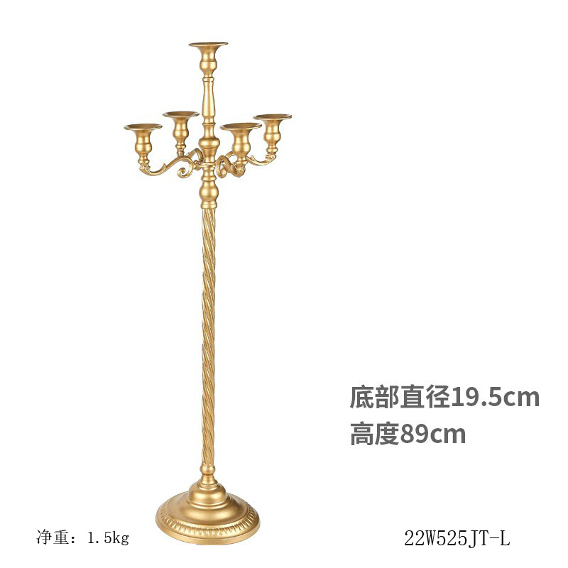 Transfronterizo hierro candelabro decoración hotel boda props ins vela Copa hogar sala de estar decoración de metal titular de la vela