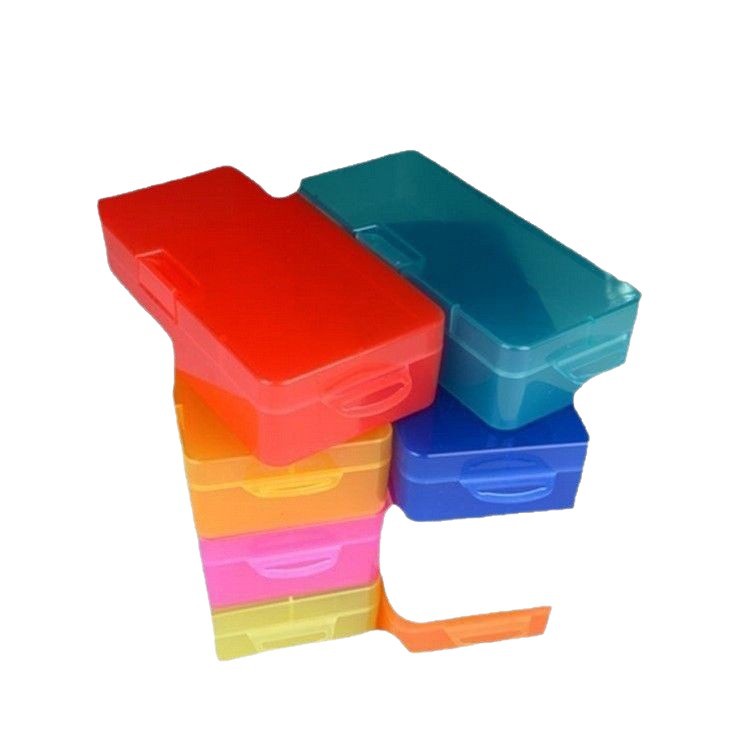 Rectangular transparente plástico PP embalaje caja pequeña hardware piezas de la batería caja de la reparación del teléfono móvil caja de plástico de almacenamiento