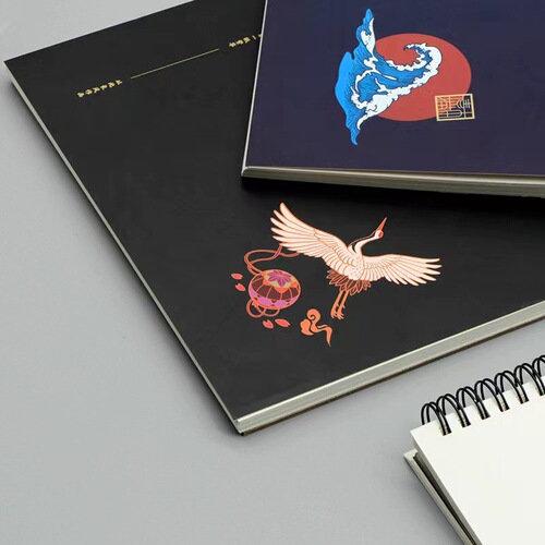 a4 loose-leaf Chinese style sketchbook art painting book hard surface removable student professional blank sketchbook wholesale