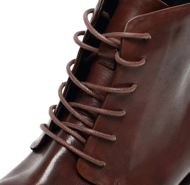 Autunno e inverno nuovi stivali da uomo scarpe derby suola in pelle moda scarpe da uomo stivaletti allacciati tendenza tutto_voghion.com
