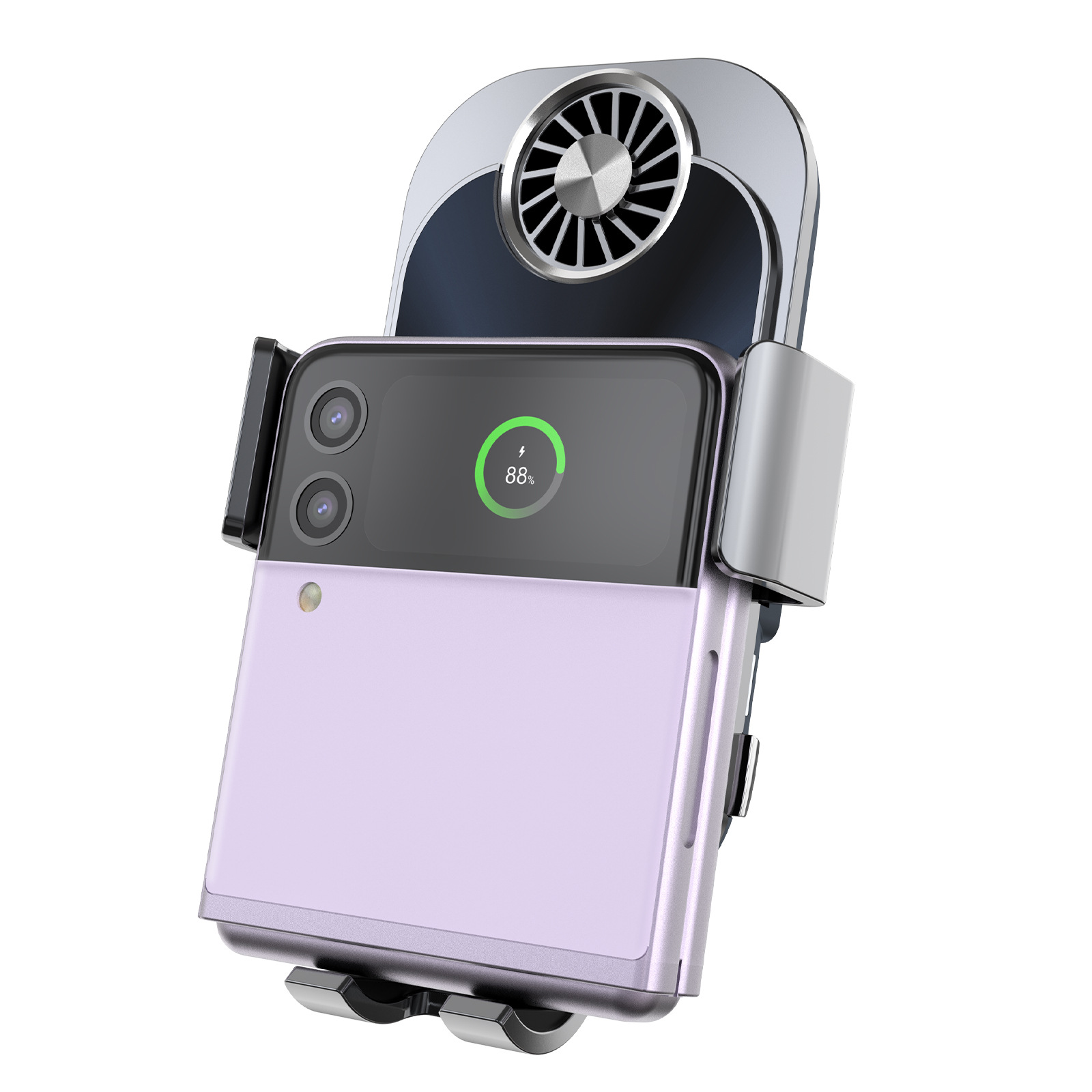 Los modelos más vendidos de Corea son adecuados para Samsung pantalla plegable Z Flip6/5 iphone16 soporte para automóvil cargador inalámbrico