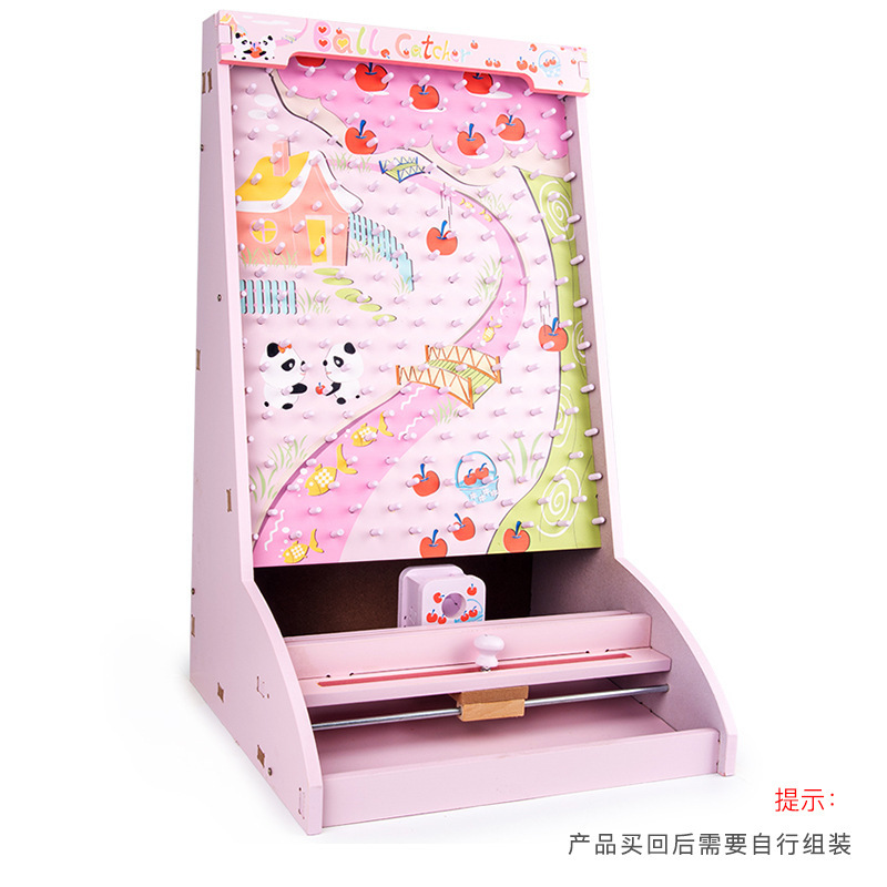 Máquina de captura de madera para niños Entrenamiento interactivo de padres e hijos juguetes de coordinación de ojos y manos