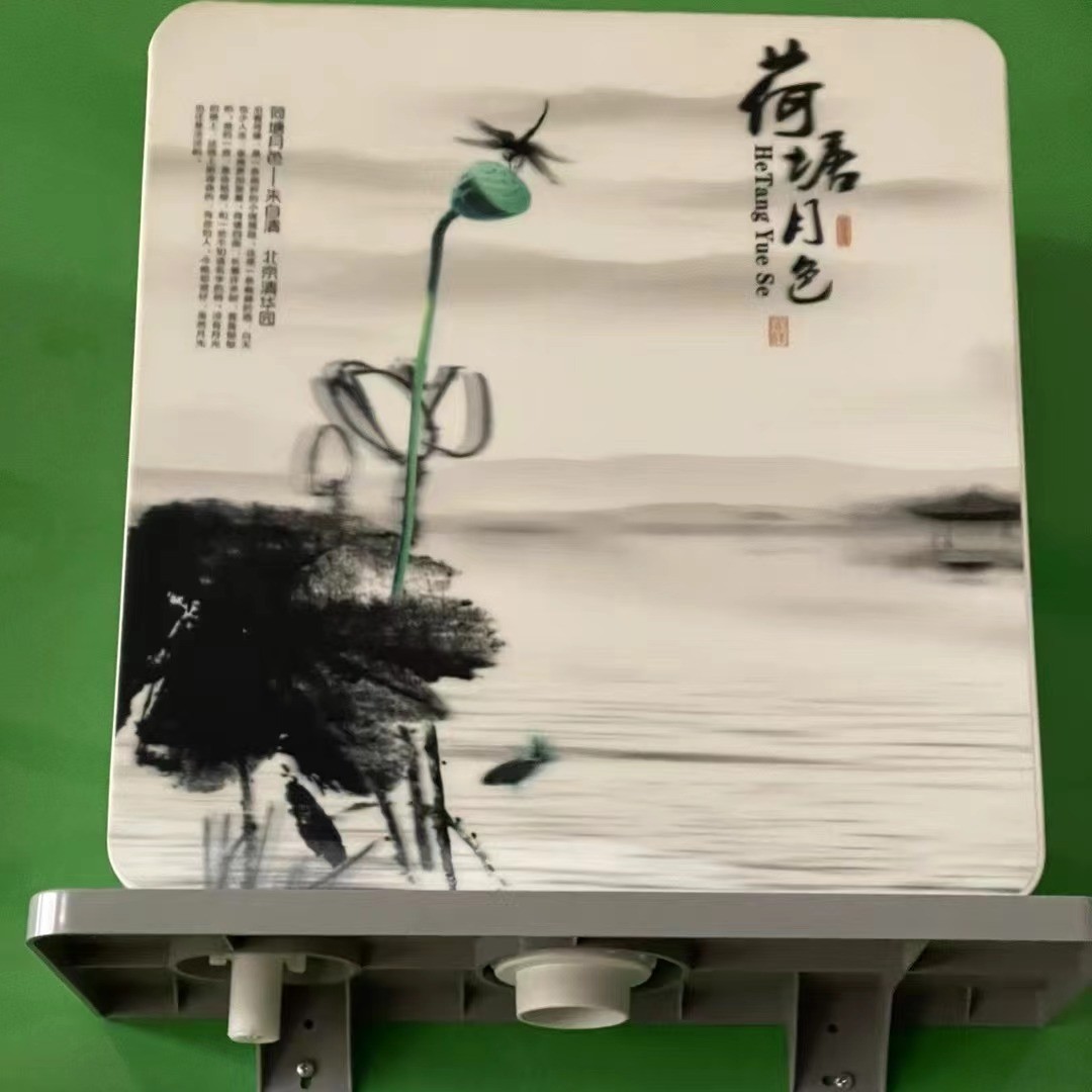 Calcomanía 3D Lotus Pond Moonlight