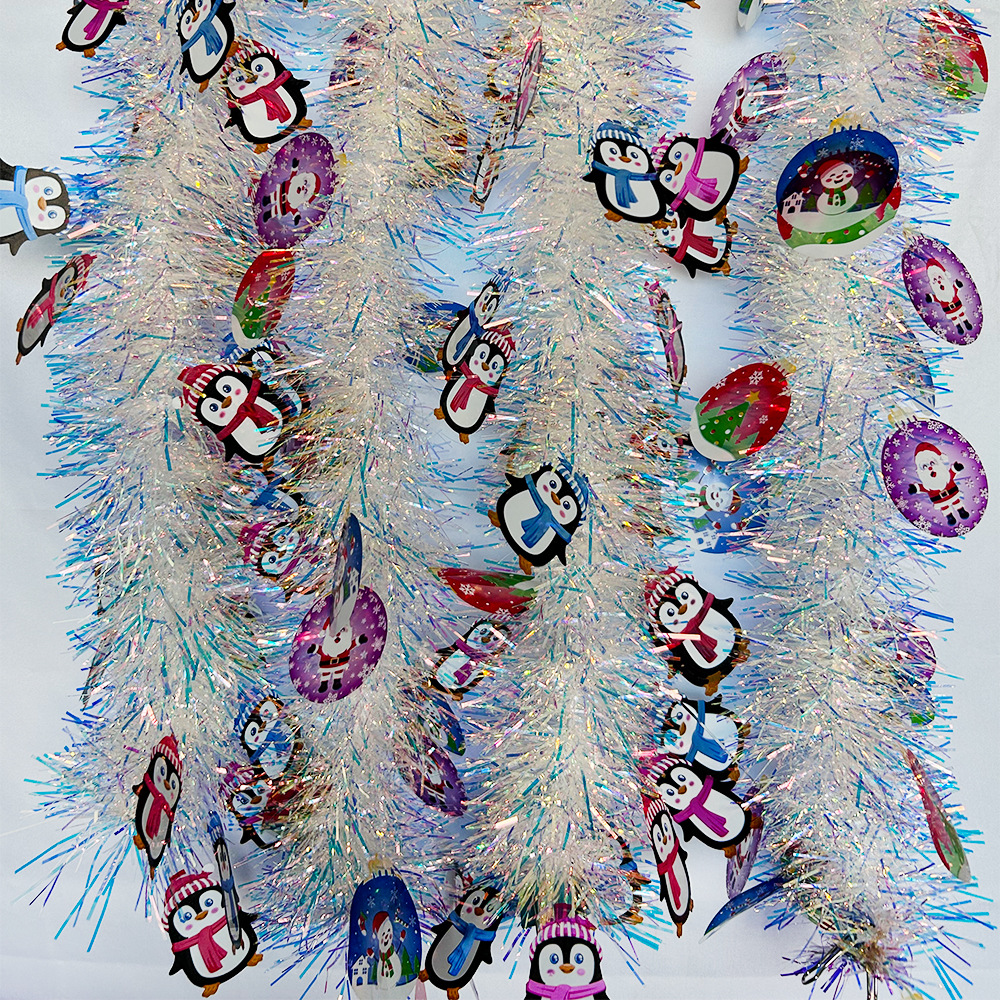 Nuevos productos transfronterizos Amazon de Navidad fiestas de artículos de color decoración de color