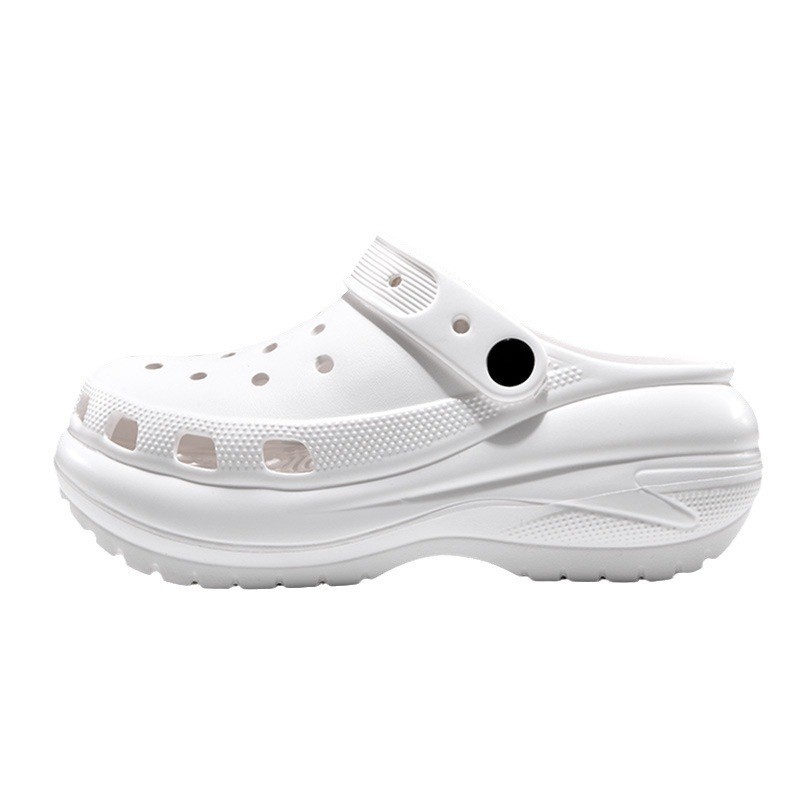 Luz rueda agujero zapatos de playa transpirable desgaste muffin antideslizante 7cm zapatillas eva se puede usar fuera de la resistencia 2026 nuevo image 8
