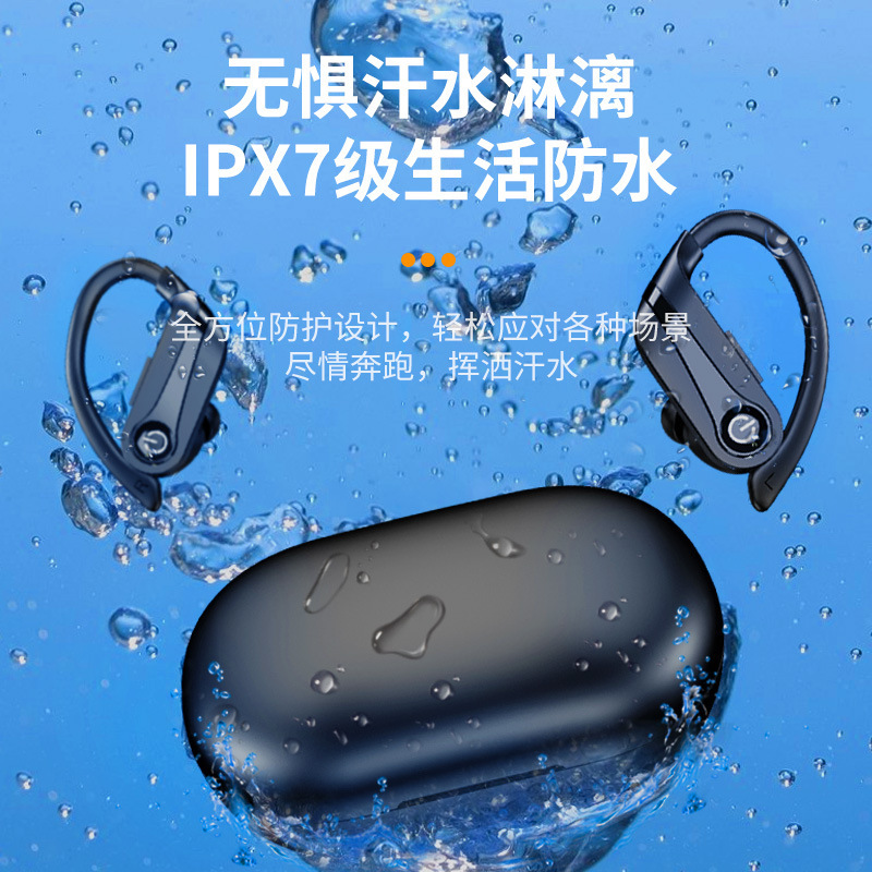 国境を越えて人気のプライベートモデルワイヤレスBluetoothイヤホン、大容量バッテリー搭載、インイヤー型、耳掛け式、ノイズキャンセリング、超長時間バッテリー、スポーツイヤホン|undefined