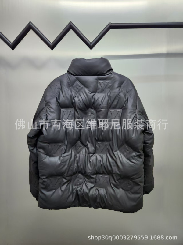 毒家 高版本 1-V家立体浮雕LOGO秋冬新款羽绒服ins百搭宽松外套潮|undefined