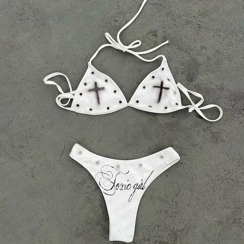 Factory-direct European and American summer new sexy solid-color bikini for women—perfect for beach vacations and Instagram-worthy looks.