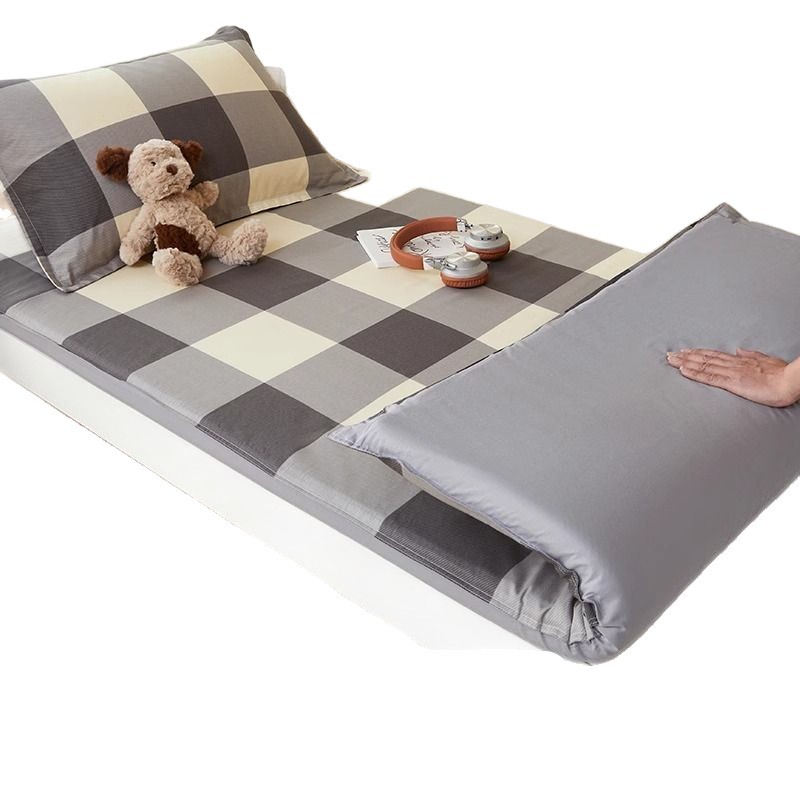 Dormitorio de estudiantes funda de colchón de algodón individual funda de colchón de algodón funda protectora de edredón 90x190x200 funda de cojín todo incluido