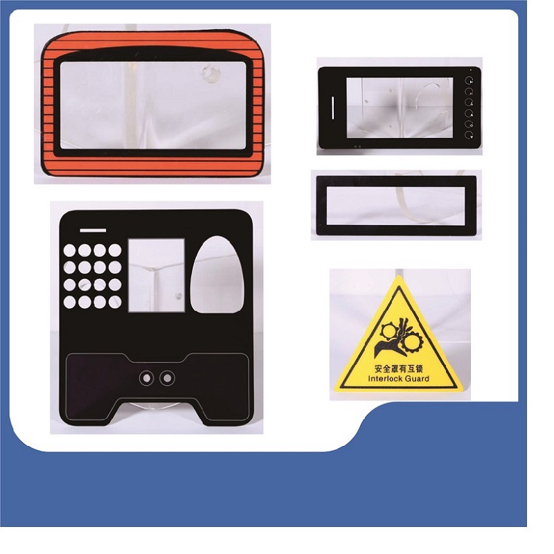 厂家批发丝印耐高温PCPVC薄膜开面板贴PET触摸按键亚克力铭牌