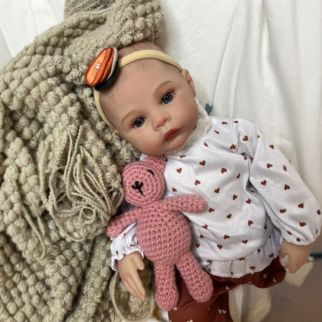 45CM 시뮬레이션 인형 초원 절묘한 3D 그린 정맥 피 실크 보이는 국경 첫 번째 소스