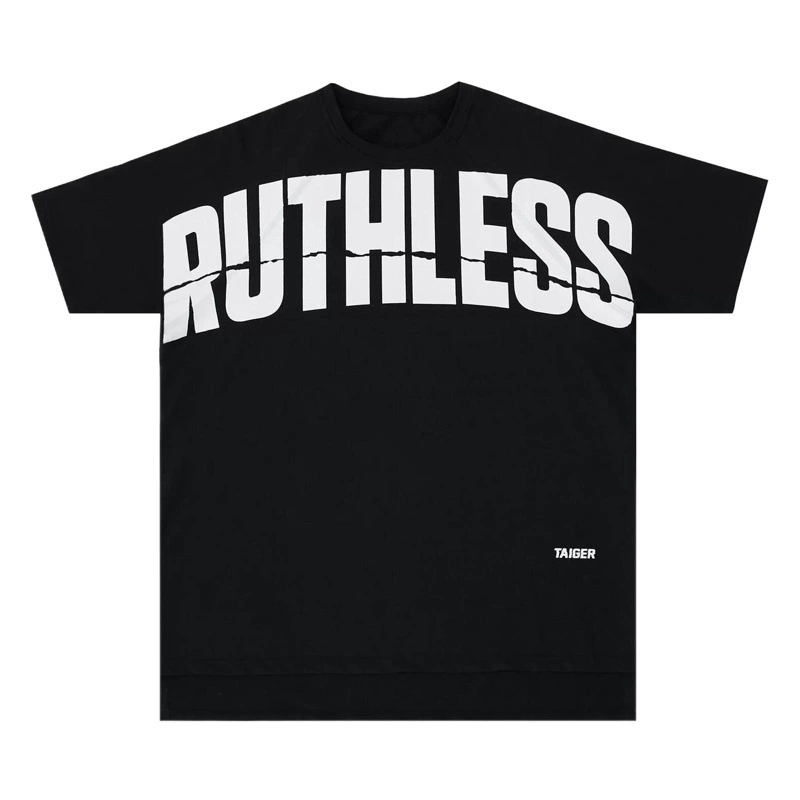 Футболка для тела Muscle Brothers для фитнеса Свободная версия Модный модный хлопок, впитывающий влагу, впитывающий пот, с короткими рукавами Спортивный отдых