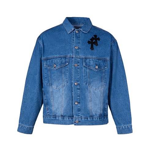 GMABCD Unisex Cross-Detail Denim Jacket – Relaxed Graphic Streetwear Outerwear - detail 7