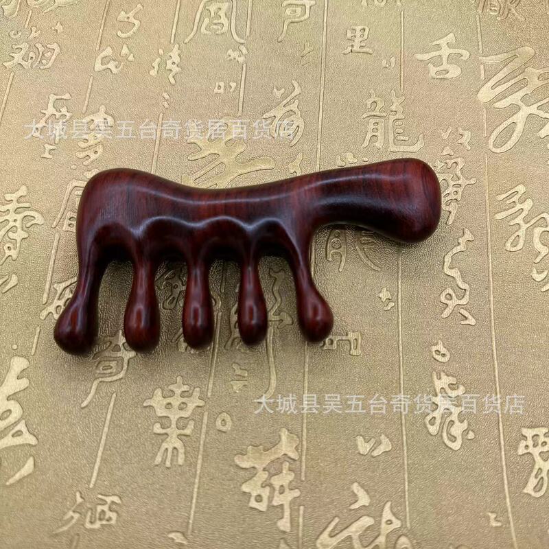 檀木櫛紫檀木質マッサージ櫛檀木寛歯櫛巻き櫛紫檀寛歯櫛緑檀木櫛|undefined
