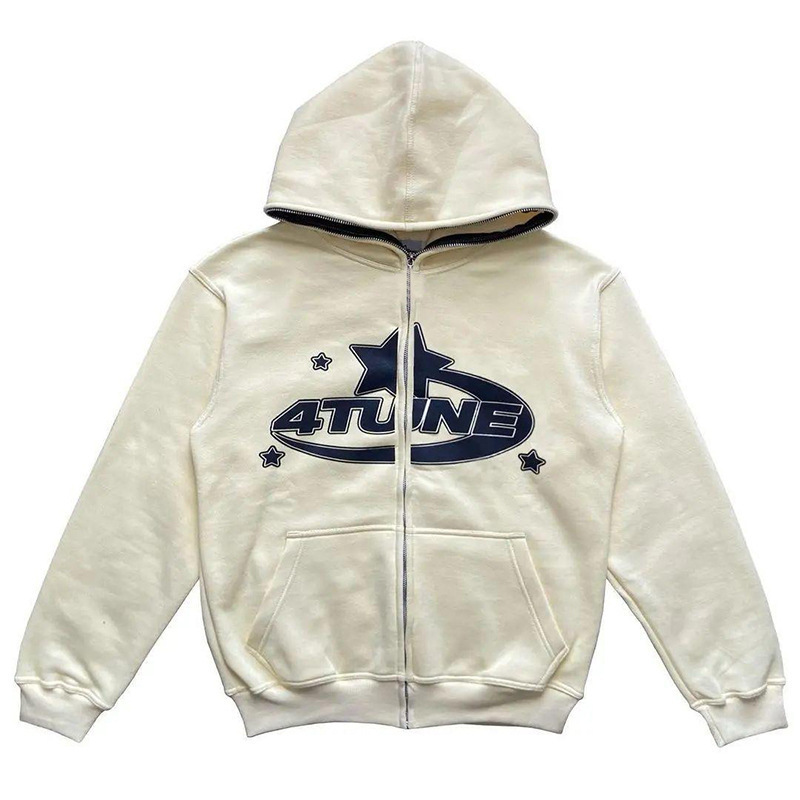2025 Cross-Border New Style Tune Trendy Men's Full-Face Zipper Sweatshirt American Retro Y2K Hoodie Men's Casual Jacket 2025 Cross-Border New Style Tune Trendy Men's Full-Face Zipper Sweatshirt American Retro Y2K Hoodie Men's Casual Jacket