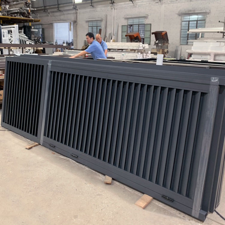 Shutters Aluminum Alloy Privacy Blind Guardrail Self-built House Villa Garden Ventilation Wall Aluminum Art Railing Wall