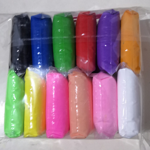 Ultra-light clay 12 colors 50g plasticine colored mud crystal slime snowflake mud clay children's interactive toys
