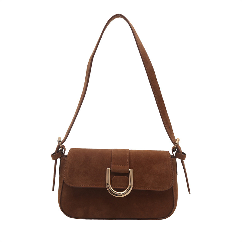 Moda coreana retro simple bolso de textura para mujeres 2024 otoño y invierno nueva moda personalidad bolso de hombro bajo la axila