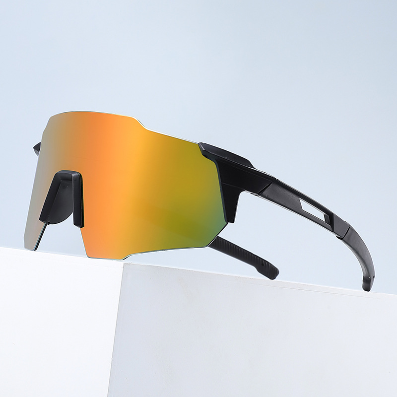 Cross-Border New Style Outdoor Cycling Sunglasses, Sports Sunglasses, European and American Windproof, Sandproof, Anti-Fog Road Cycling Goggles for Women