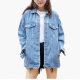 AliExpress cross-border European and American foreign trade women's clothing Amazon spring and autumn new Denim coat women's jacket long sleeve top