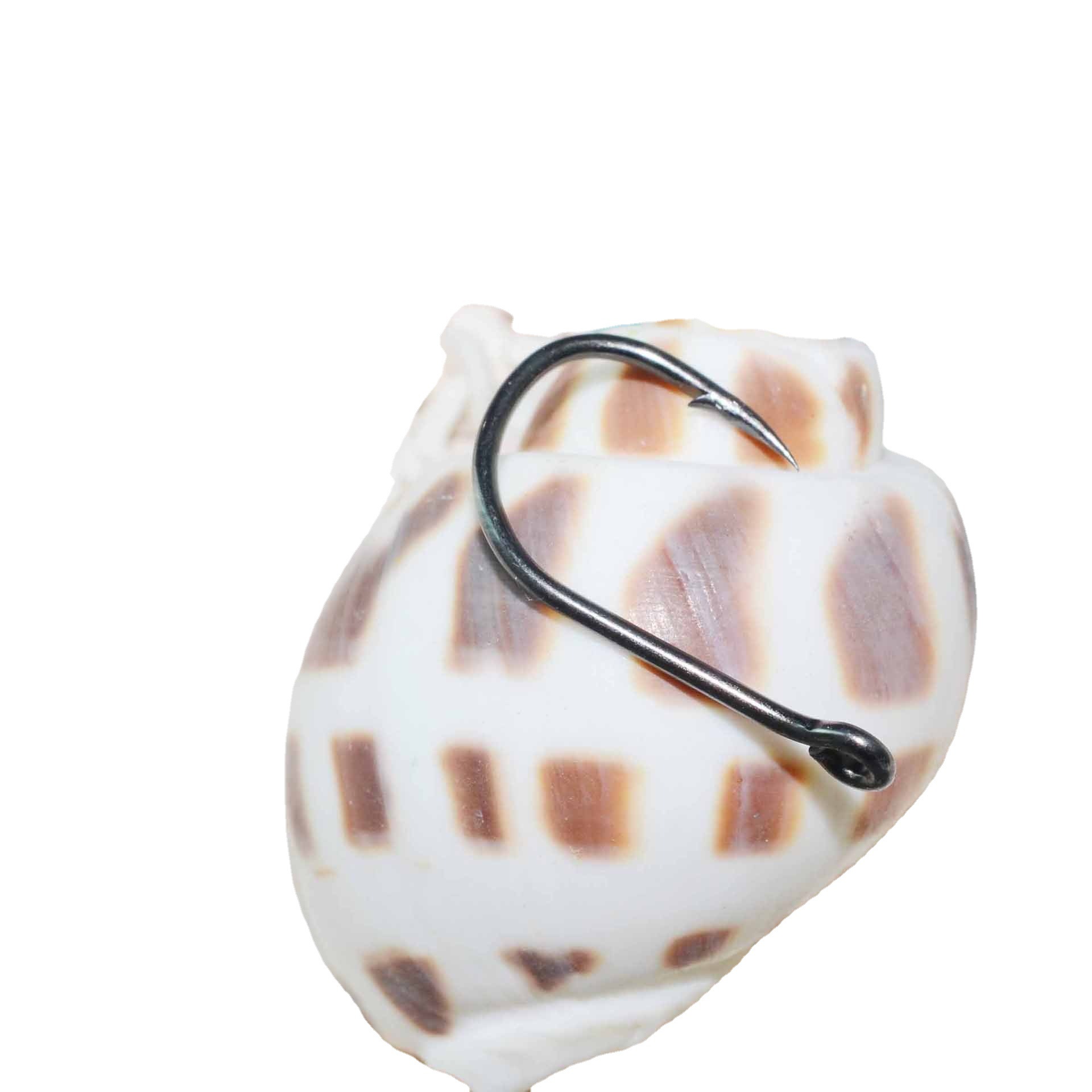 QIHU anzuelo a granel tubo Fu isini no púas carpa gancho al por mayor 1000 piezas por bolsa venta directa de fábrica