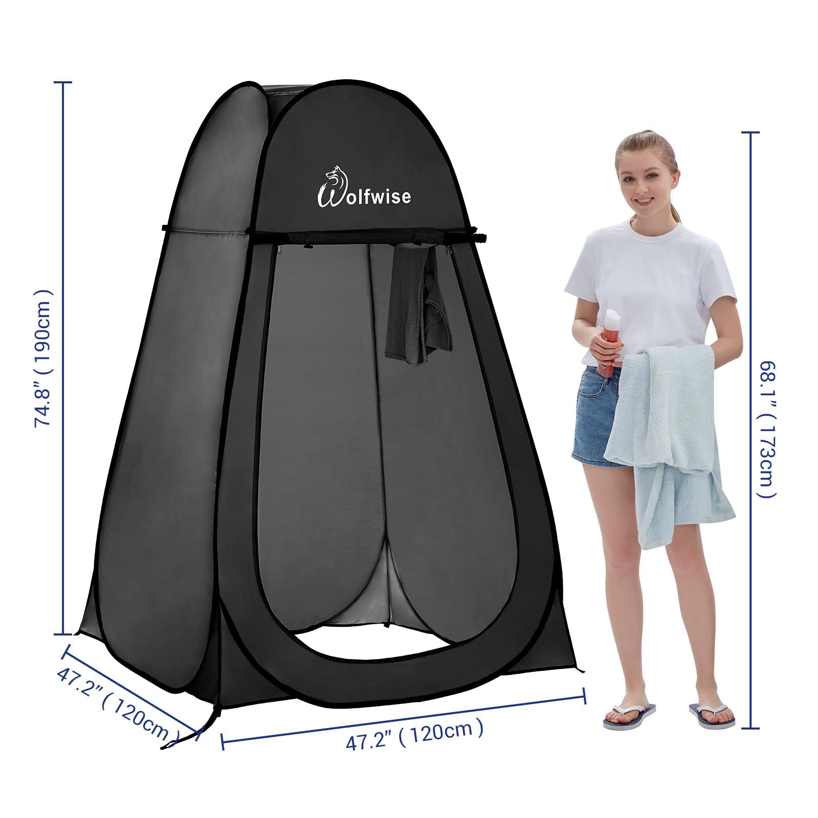야외 팝업 개인 정보 보호 텐트 캠핑 캠핑 개인 정보 보호 샤워 텐트 휴대용 드레싱 텐트 쉘터 화장실 텐트