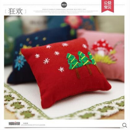 Titular de la aguja de girasol hecho a mano DIY bordado paquete de material de doble uso Lu bordado patchwork broche joyería novato bolsa de costura