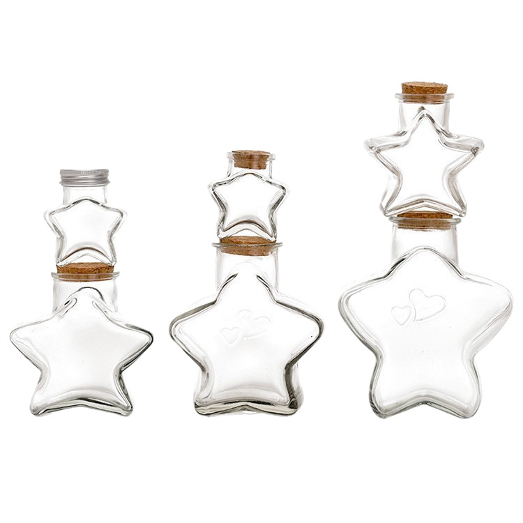 Fábrica al por mayor tapones DIY creativos botellas de vidrio transparente botellas flotantes botellas de mar de la suerte image 6