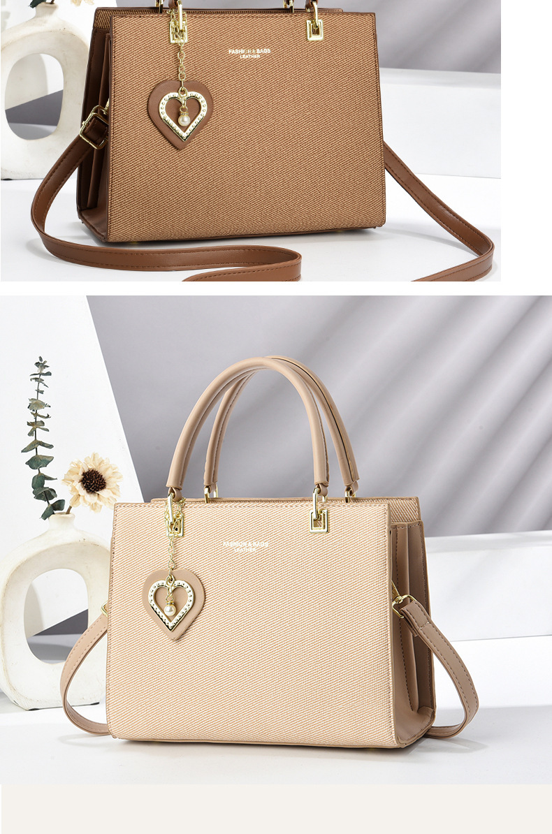 Women's Pu Leather Solid Color Streetwear Square Zipper Shoulder Bag display picture 3