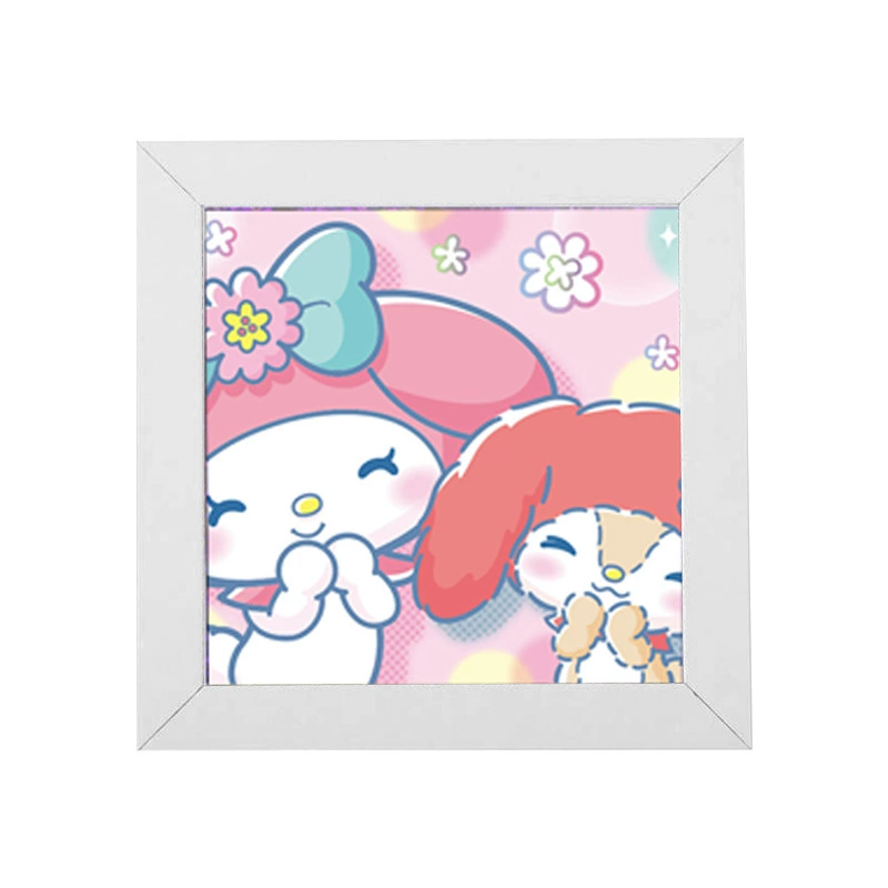 5D алмазная мозаика Cinnamoroll, в рамке 15×15 см для детей, набор DIY, в OPP-пакете