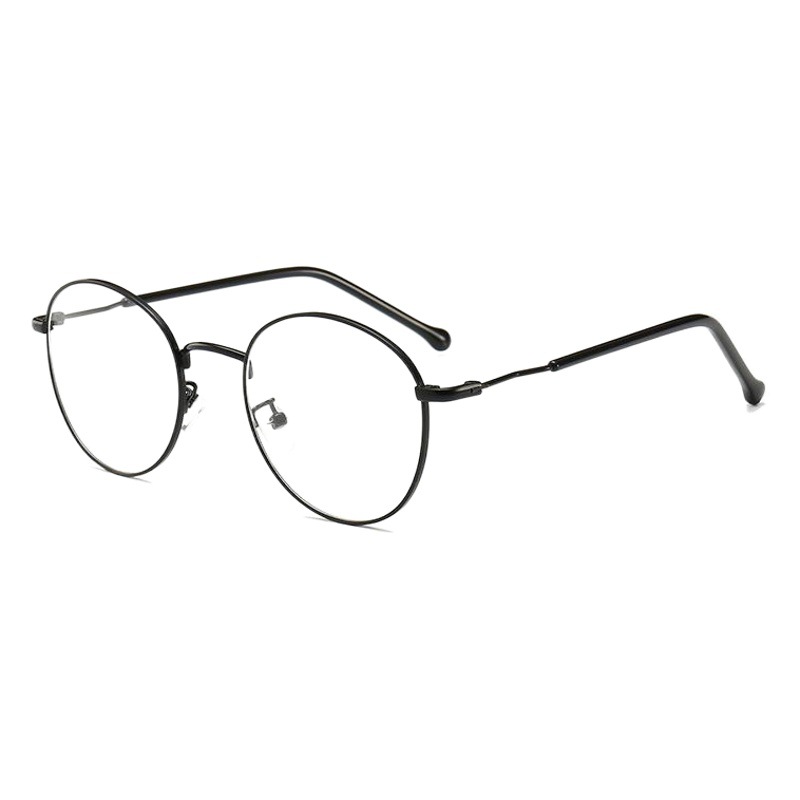 European and American Retro Cat-Eye Myopia Glasses for Women, Professional, Can Be Equipped with Prescription Lenses, Flat Glasses, Color-Changing Eyeglass Frames