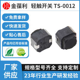 轻触开关6*6*5贴片无声二脚车载用硅胶按钮开关 鼠标按键复位开关