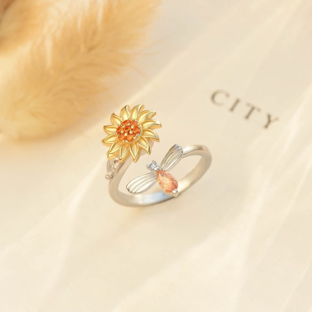 Fashion Animal Flower Copper Plating Open Ring 1 Piece