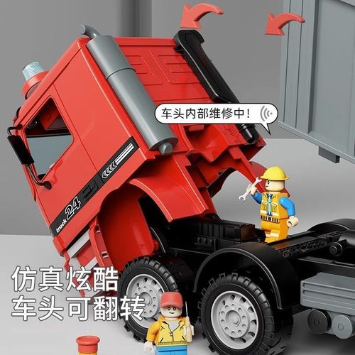 Super Large Light Music Inertia Garbage Truck Children's Intelligence Early Education Engineering Vehicle Excavator Model 