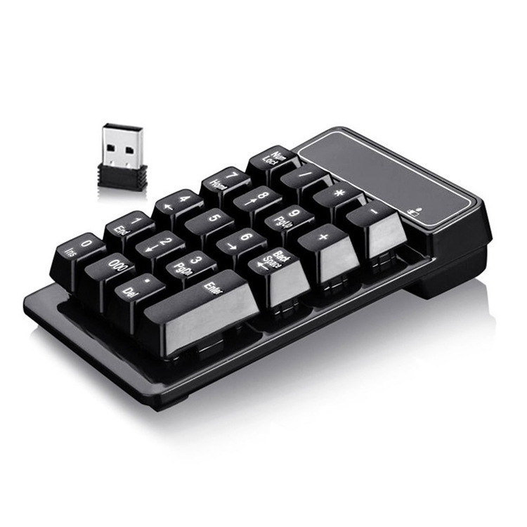 2.4g Wireless Bluetooth Numeric Keyboard 19-Key Financial Accounting Password Device Suspended Mechanical Feel Mini Keypad