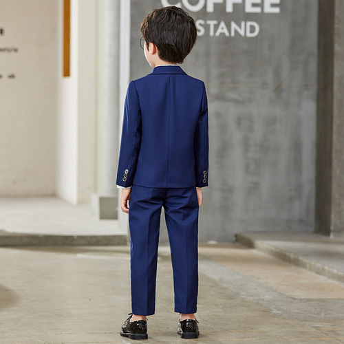 Boy's Suit  Autumn New Style Solid Color Children's Suit Wedding Flower Girl Baby One-Year-Old Dress Generation