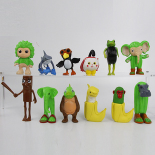 Cross-Border Foreign Hot Memes, Strange Characters from the Book of Mountains and Seas, Wooden Sticks, People, Spoof Creative Toys, Hand-Made Shoes, Sharks