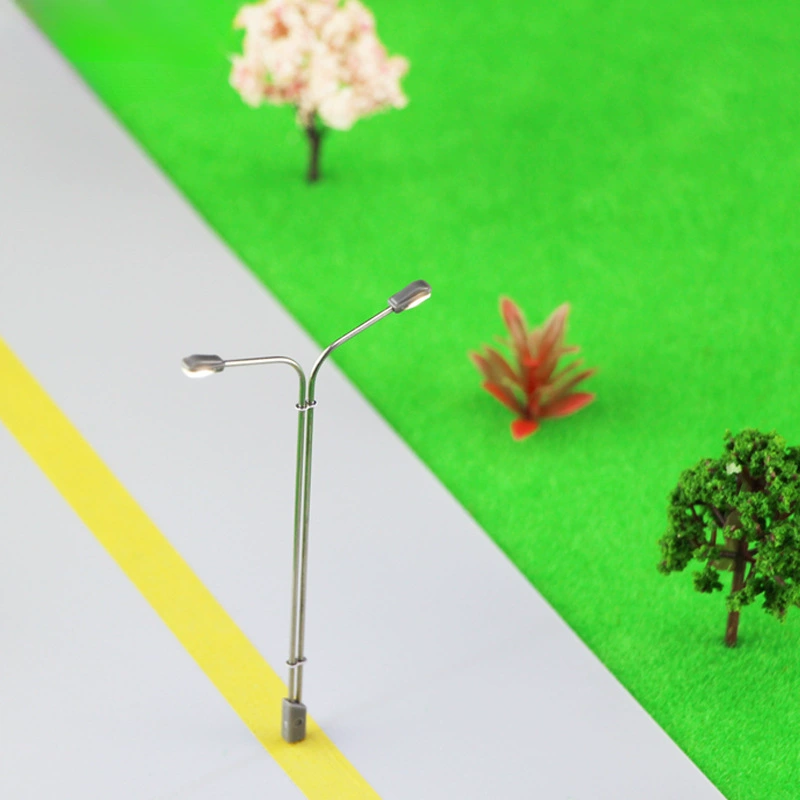 Модель уличного фонаря с подсветкой, материал модели уличного фонаря, двухполюсная сбалансированная лампа с двумя рычагами, несколько моделей типа C