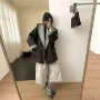 两面穿双面新款秋冬大衣